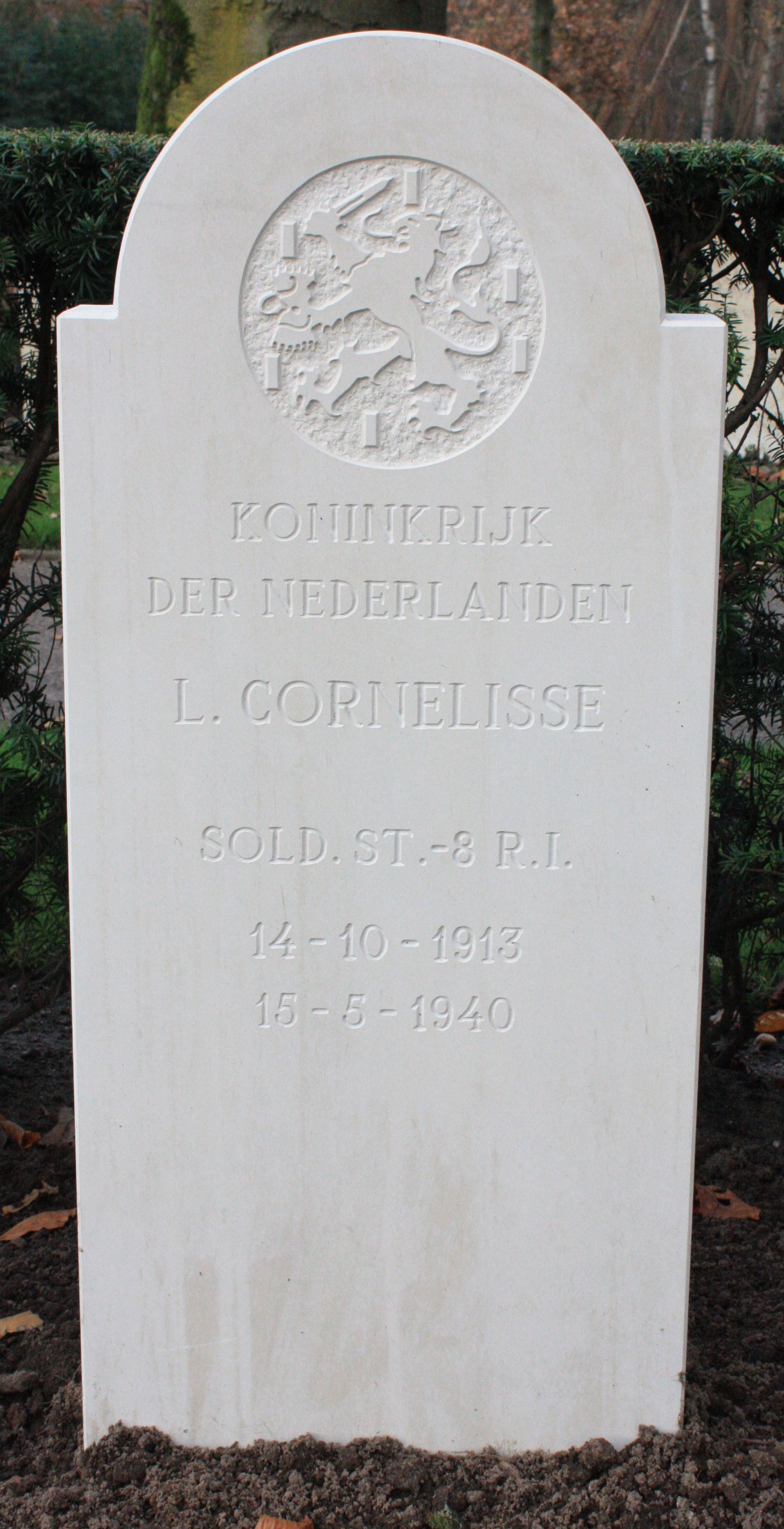 Afbeelding van graf of monument van Lambertus Cornelisse