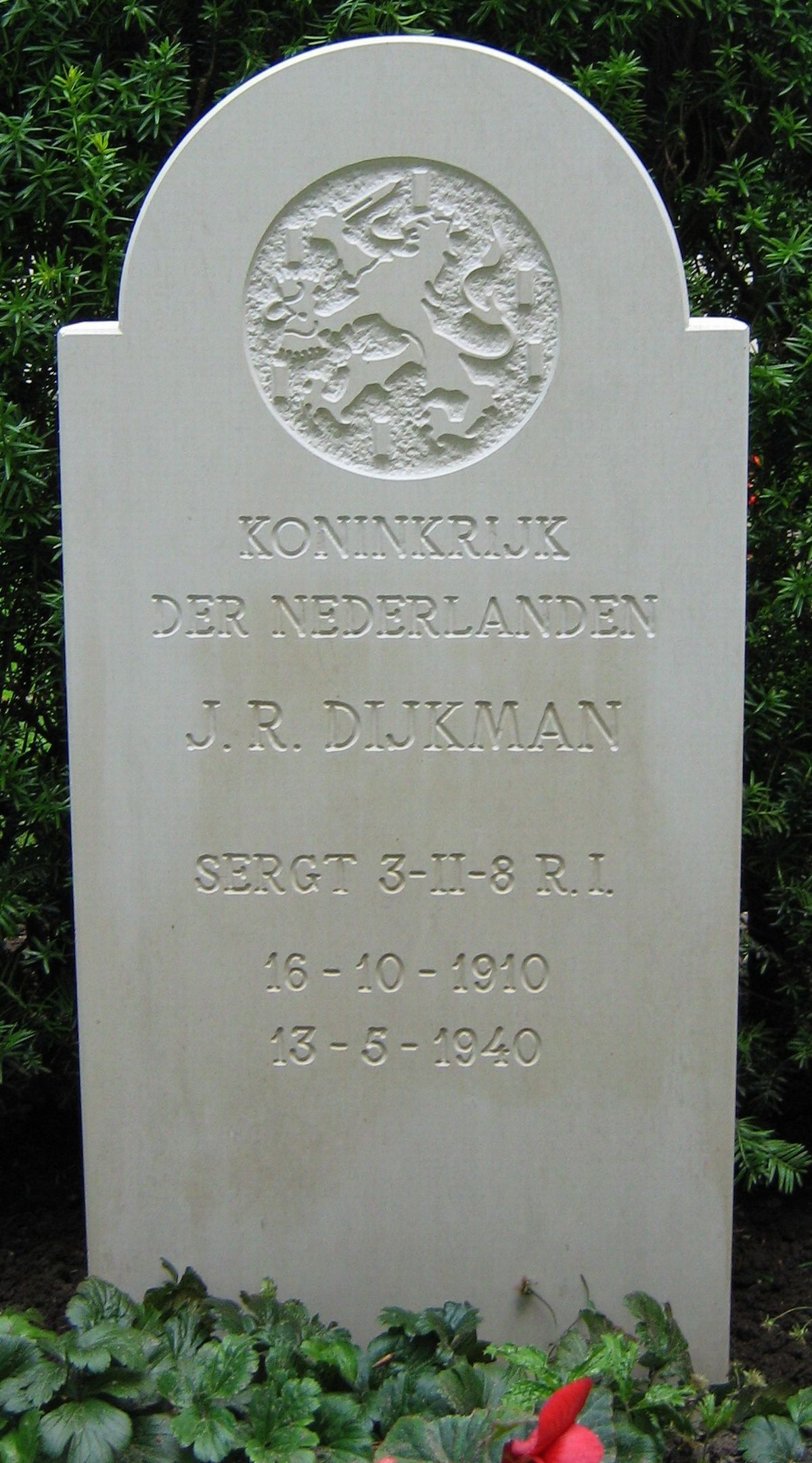 Afbeelding van graf of monument van Jan Roelof Dijkman